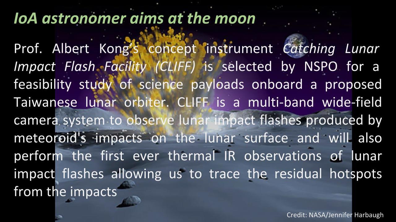 IoA astronomer aims at the moon